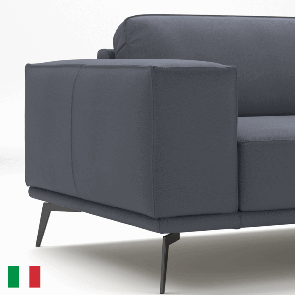 Leather Manhattan Dark Gray Right Sectional p13243 By ESF Furniture 6