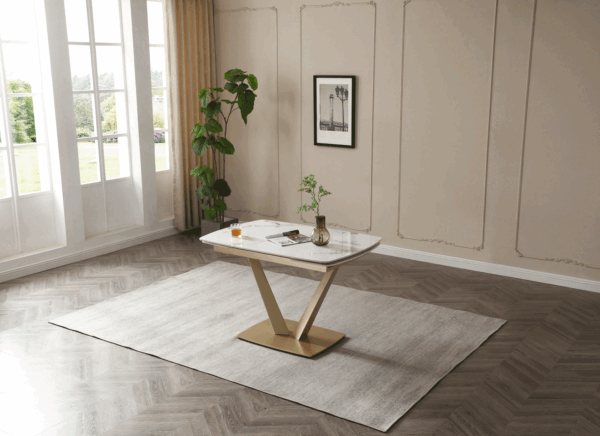 109 Golden Dining Table p13236 By ESF Furniture 9