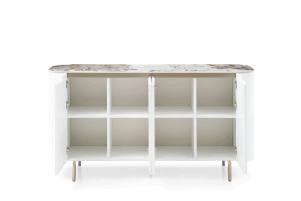 8010 Buffet Gloss Golden p13238 By ESF Furniture 13