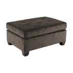 Exposed feet with faux wood Emilio Collection Ottoman By Homelegance 10