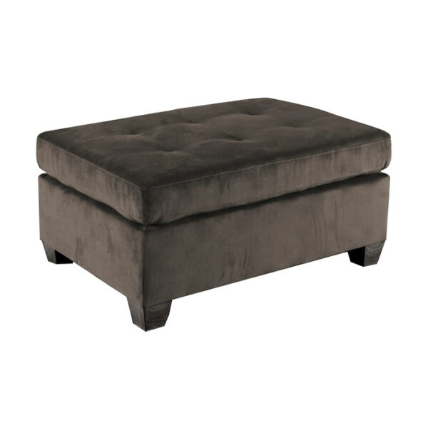 Exposed feet with faux wood Emilio Collection Ottoman By Homelegance 7