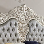 Silver Grey 5 PCs Eastern King Bedroom Set HD-5800GR By Homey Design 14
