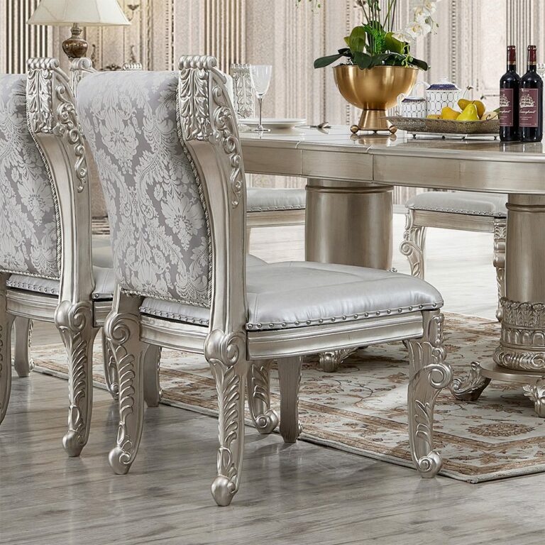 Silver Gray Side Chair HD-5800GR By Homey Design
