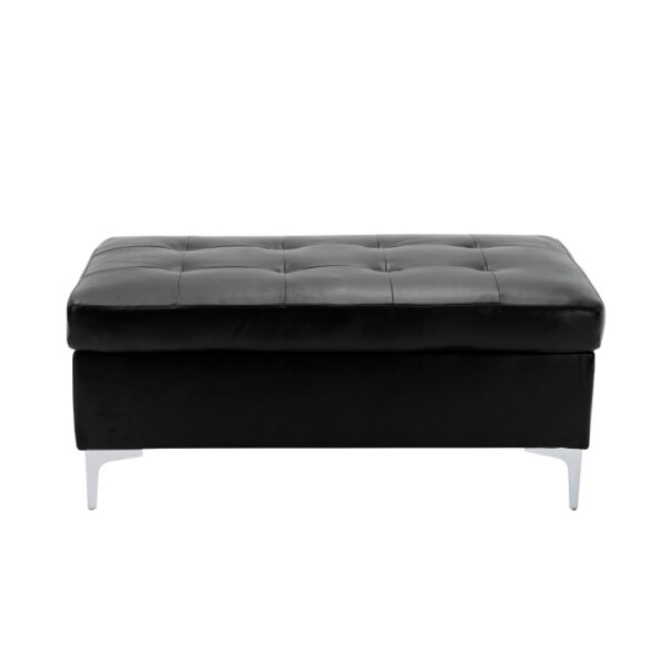 Black Barrington Collection Ottoman By Homelegance 6