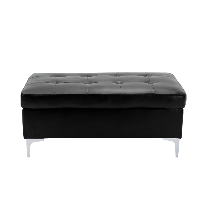 Black Barrington Collection Ottoman By Homelegance