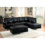 Black Barrington Collection Ottoman By Homelegance Benches and Ottomans Mobilia Cleopatra 10 Black Barrington Collection Ottoman By Homelegance 10
