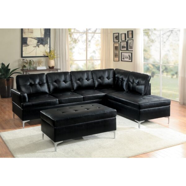 Black Barrington Collection Ottoman By Homelegance 7