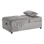 Brownish Gray Exposed feet with faux wood Garrell Collection Lift Top Storage Bench with Pull-out Bed By Homelegance Benches and Ottomans Mobilia Cleopatra 23 Brownish Gray Exposed feet with faux wood Garrell Collection Lift Top Storage Bench with Pull-out Bed By Homelegance 23