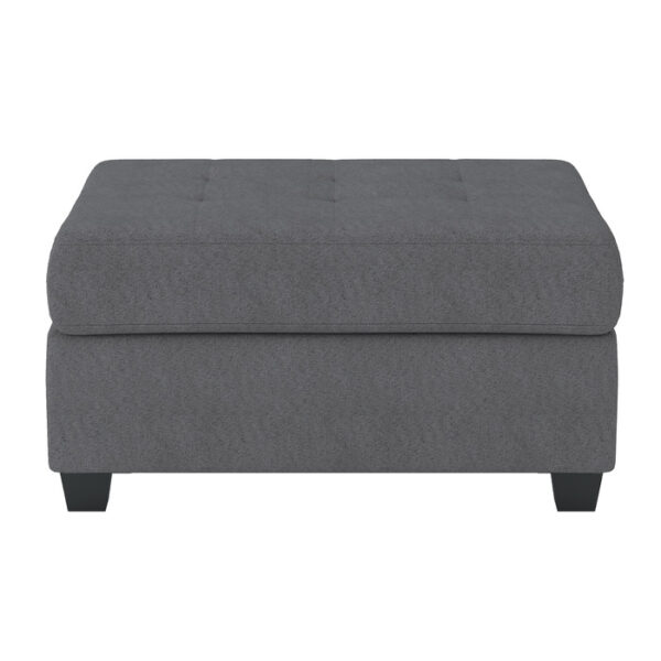 Dark Gray Maston Collection Ottoman / Storage By Homelegance 7