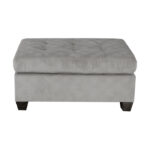 Taupe Exposed feet with faux wood Collection Cocktail Ottoman By Homelegance Benches and Ottomans Mobilia Cleopatra 9 Taupe Exposed feet with faux wood Collection Cocktail Ottoman By Homelegance 9
