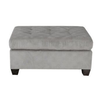 Taupe Exposed feet with faux wood Collection Cocktail Ottoman By Homelegance