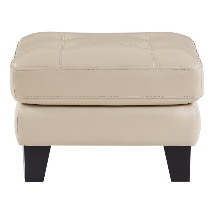 Beige Spivey Collection Ottoman By Homelegance