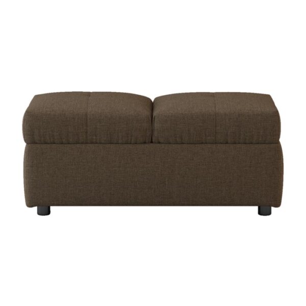 Brown Storage Ottoman/Chair Denby Collection By Homelegance 10