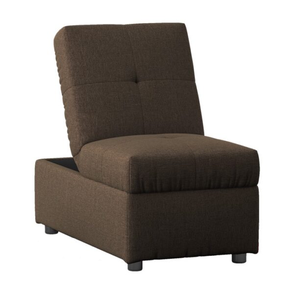Brown Storage Ottoman/Chair Denby Collection By Homelegance 12