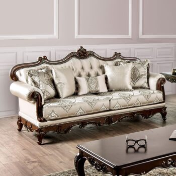 Beige Veracruz Sofa FM65002BG-SF By Furniture Of America