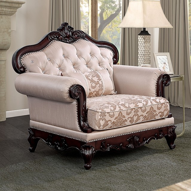 Veracruz Brown Chair FM65002BR-CH By Furniture Of America