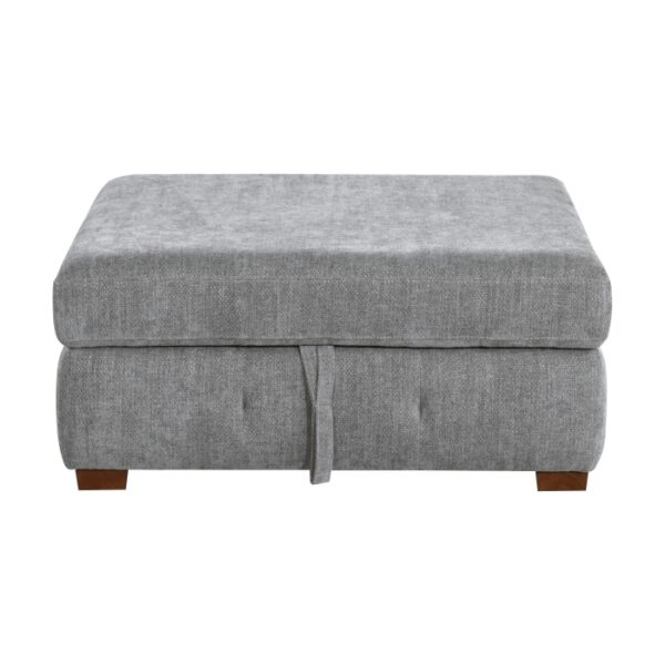 Gray 9624GY-4 Ottoman/Storage By Homelegance 8