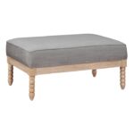 Gray 8557GY-4 Collection Ottoman By Homelegance Benches and Ottomans Mobilia Cleopatra 12 Gray 8557GY-4 Collection Ottoman By Homelegance 12