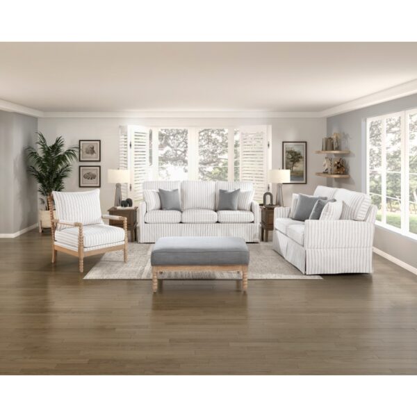 Gray 8557GY-4 Collection Ottoman By Homelegance 9