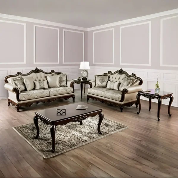 Beige Veracruz Sofa FM65002BG-SF By Furniture Of America - Image 2