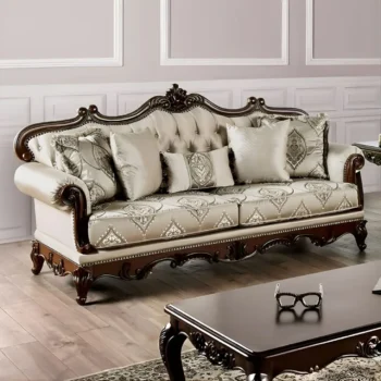 Beige Veracruz Sofa FM65002BG-SF By Furniture Of America