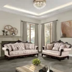 Veracruz Brown Loveseat FM65002BR-LV By Furniture Of America - Image 2