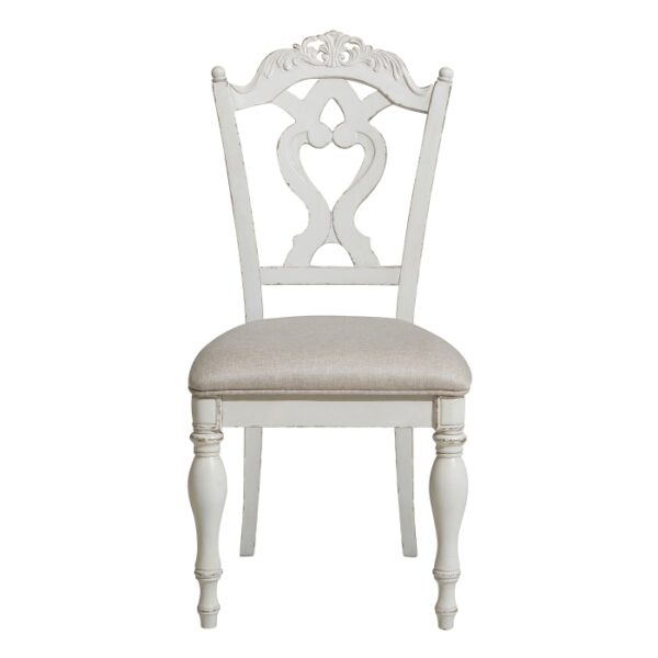 Antique White Cinderlla Collection Writing Desk chair by Homelegance 7