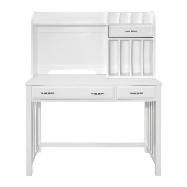 White Blanche collection Desk with hutch by homelegance 7