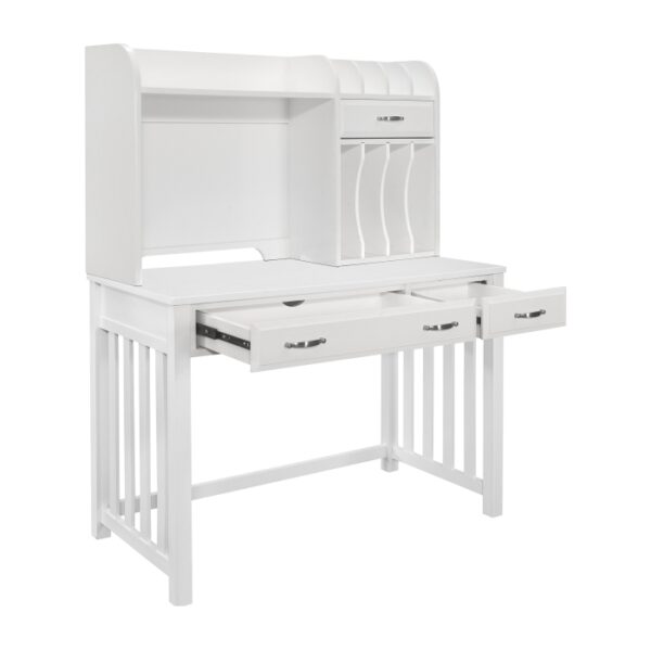 White Blanche collection Desk with hutch by homelegance 9