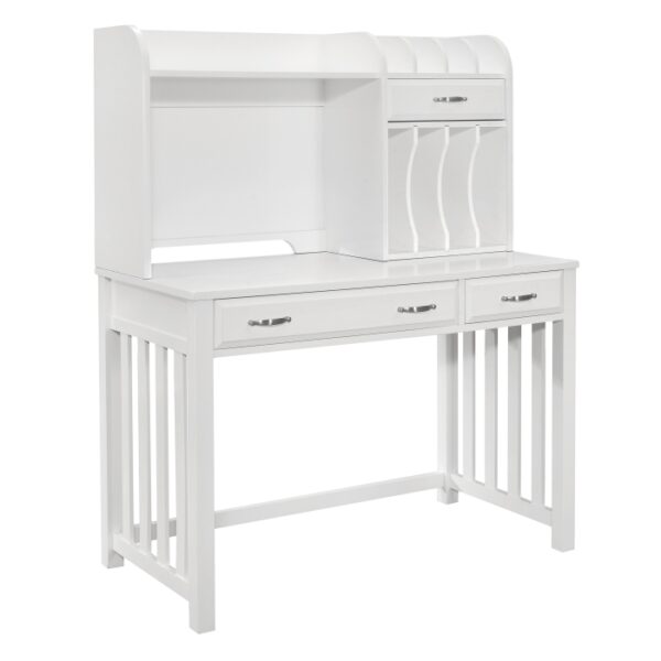 White Blanche collection Desk with hutch by homelegance 10