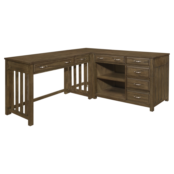 Blanche collection 3pc Corner Desk by homelegance