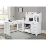 White Blanche collection 3pc Corner Desk by homelegance Home Office Desks Mobilia Cleopatra 10 White Blanche collection 3pc Corner Desk by homelegance 10