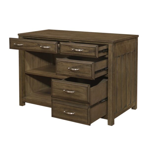 Brown Gray Blanche collection Credenza by Homelegance 9