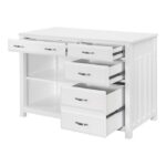 White Blanche collection Credenza by homelegance Home Office Desks Mobilia Cleopatra 11 White Blanche collection Credenza by homelegance 11