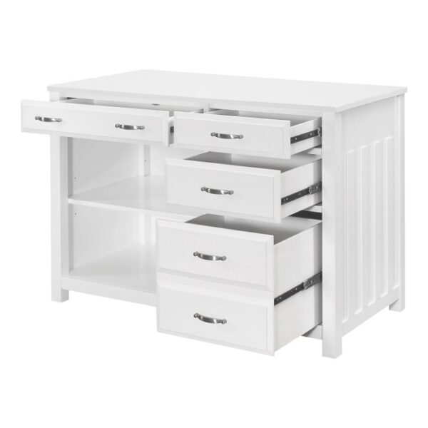 White Blanche collection Credenza by homelegance 8