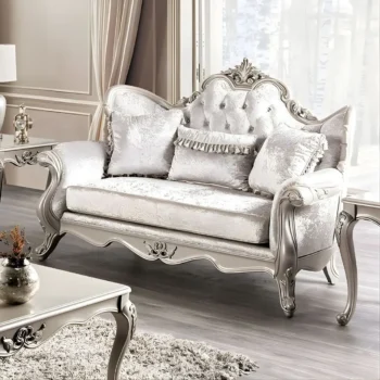 Off-White Acapulco Loveseat By Furniture Of America