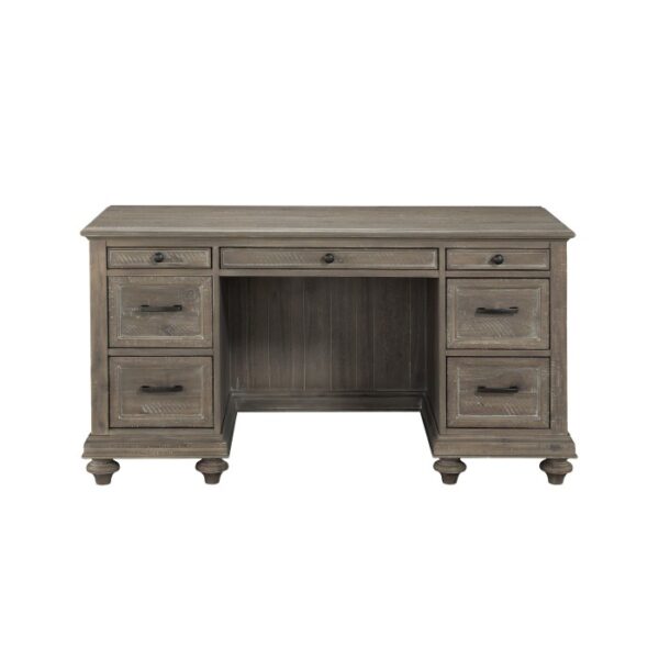 Driftwood light brown Cardano Collection Executive Desk by homelegance 8