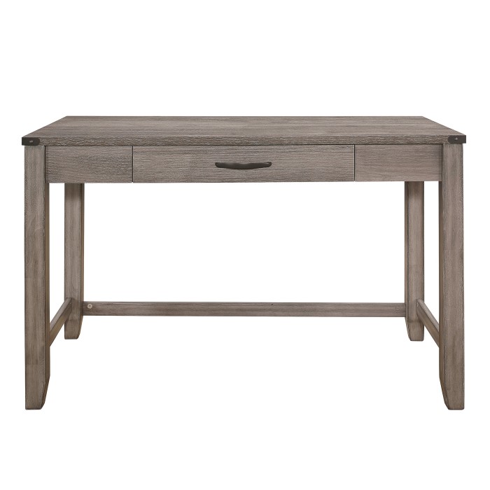 Brownish Gray Finish Woodrow Collection Writing Desk by homelegance