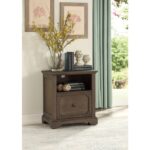 Distressed dark Oak Toulon Collection File Cabinet By homelegance Home Office Desks Mobilia Cleopatra 11 Distressed dark Oak Toulon Collection File Cabinet By homelegance 11