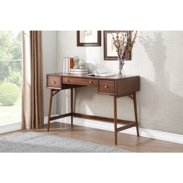 Brown Frolic Collection Counter Height Writing Desk by homelegance 8