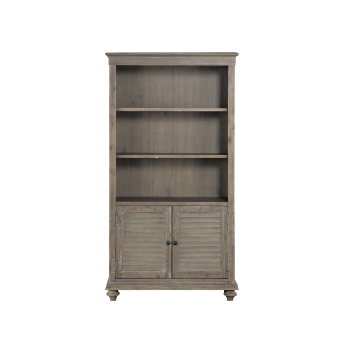 Driftwood light brown Cardano Collection Bookcase By homelegnace