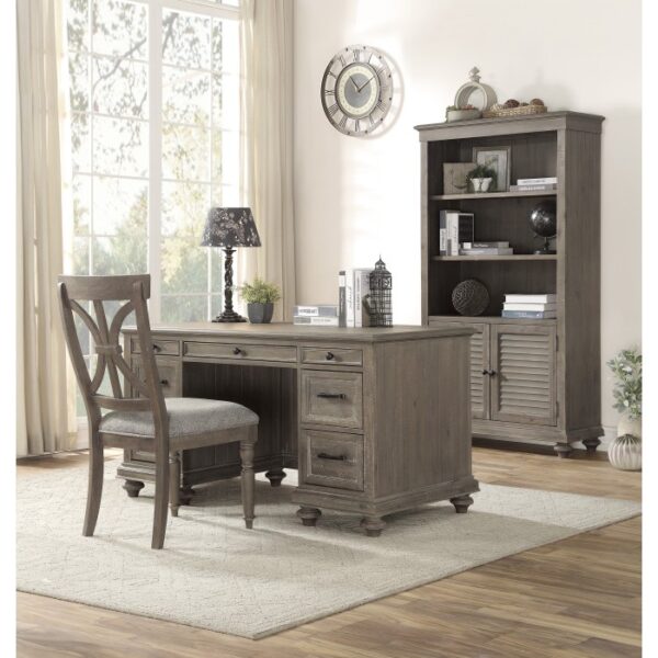 Driftwood light brown Cardano Collection Bookcase By homelegnace 12