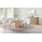 Oak Finish Qwin Side Chair DN02876 By ACME Dining Chair & Bench Mobilia Cleopatra 17 Oak Finish Qwin Side Chair DN02876 By ACME 17