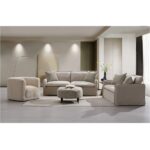 Beige Linen Upendo Loveseat W/2 Pillows LV03081 By ACME Luxury Loveseats Mobilia Cleopatra 8 Beige Linen Upendo Loveseat W/2 Pillows LV03081 By ACME 8