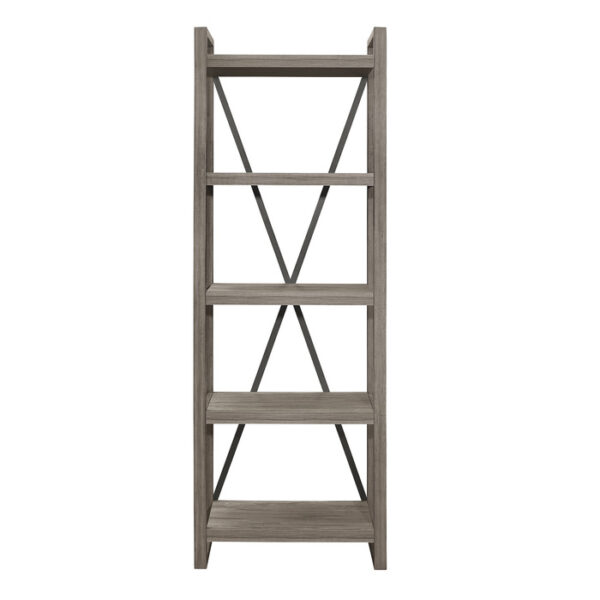 Weathered gray Bainbridge Collection Bookshelf By homelegnace 7