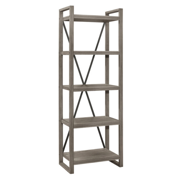 Weathered gray Bainbridge Collection Bookshelf By homelegnace 8