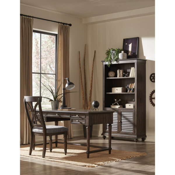 Driftwood charcoal Cardano Collection Bookcase By homelegnace 12