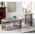 3Pc CoffeTable Set HD-8912S By Homey design Homey Design Special Orders Mobilia Cleopatra 9 3Pc CoffeTable Set HD-8912S By Homey design 9