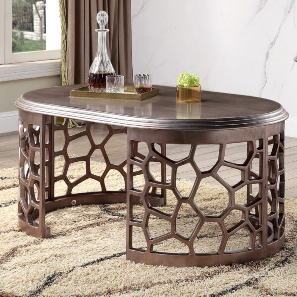 3Pc Coffe Table Set HD-8912D By Homey Design 8
