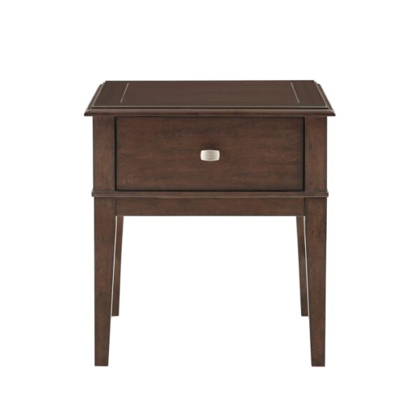 Brown Claremore collection End table By homelegance 9
